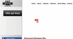 Desktop Screenshot of discountkitchensetc.com
